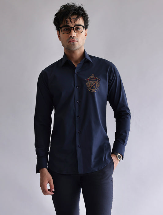 BLUE MONOGRAM SHIRT