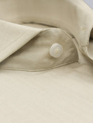 BEIGE HERRINGBONE CUT COLLAR