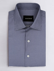 DENIM BLUE PRINTED SHIRT