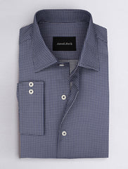 DENIM BLUE PRINTED SHIRT