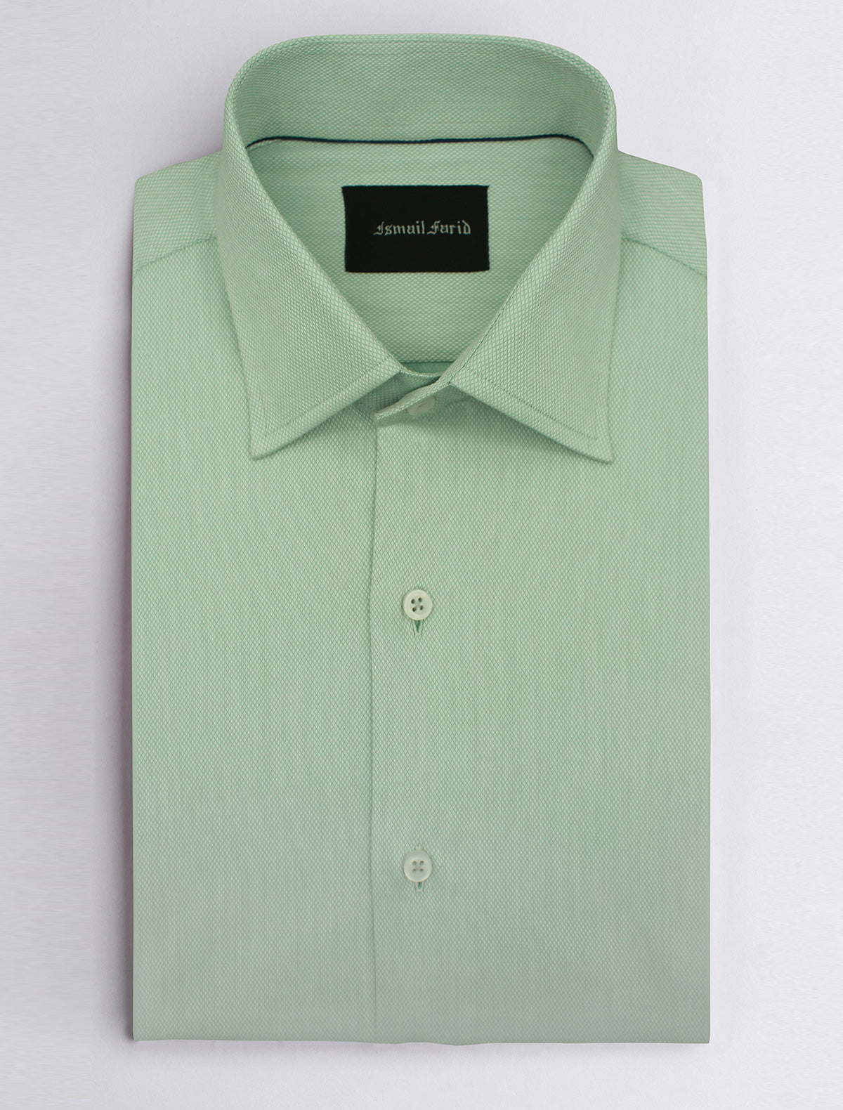LIGHT GREEN BUSINESS WEAR SHIRT Ismail Farid LIGHT GREEN BUSINESS WEAR SHIRT Ismail Farid