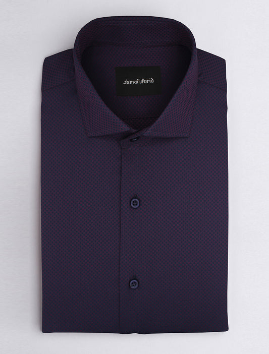 DARK COLORED TEXTURED SHIRT
