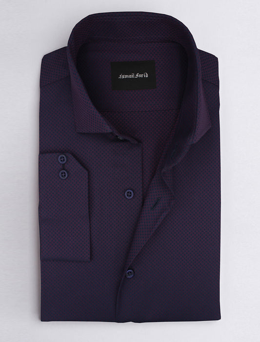 DARK COLORED TEXTURED SHIRT