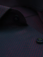 DARK COLORED TEXTURED SHIRT