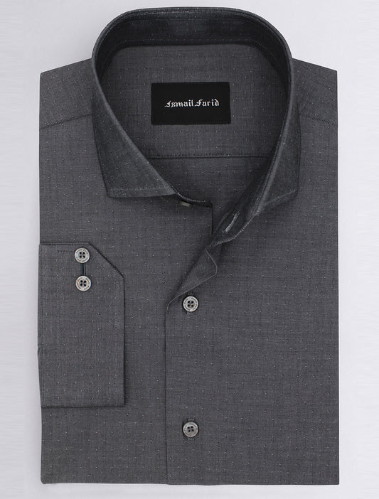 DENIM GRAY DOTTED SHIRT