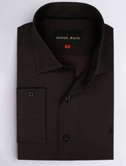OXFORD CHOCOLATE BROWN SHIRT
