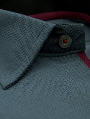 GRAY TEXTURED SHIRT