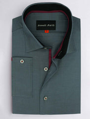 GRAY TEXTURED SHIRT