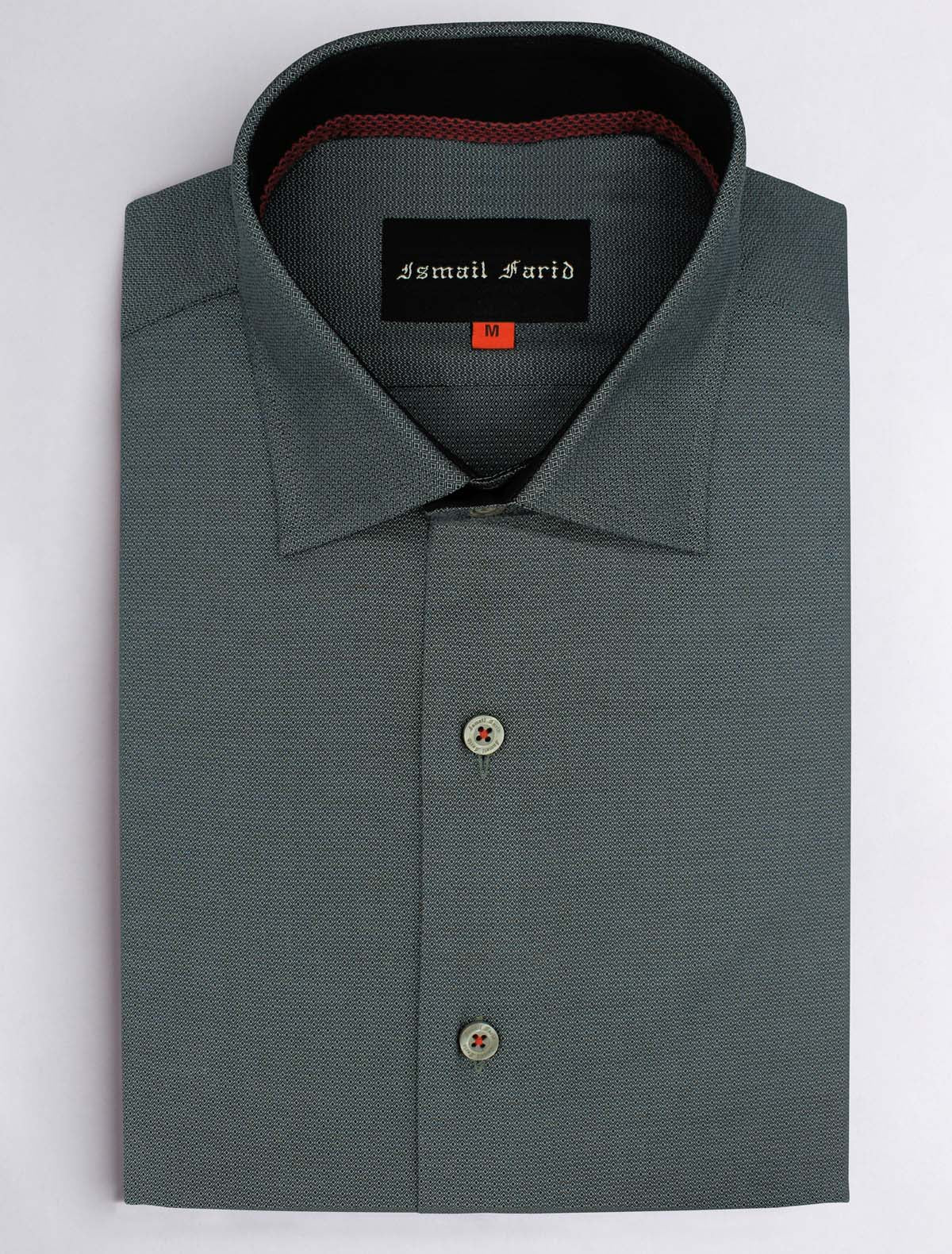 GRAY TEXTURED SHIRT
