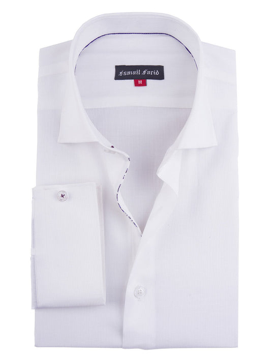 WHITE EGYPTIAN COTTON SHIRT