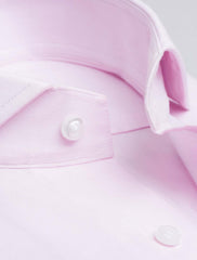 PINK BUSINESS-FORMAL SPREAD COLLAR SHIRT