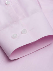 PINK BUSINESS-FORMAL SPREAD COLLAR SHIRT