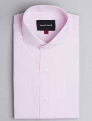 PINK BUSINESS-FORMAL SPREAD COLLAR SHIRT
