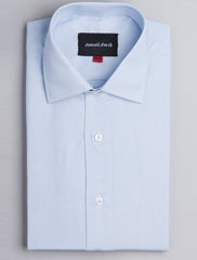 BLUE BUSINESS FORMAL DOTTED TEXTURED SHIRT