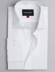 WHITE BUSINESS FORMAL CLASSIC COLLAR SHIRT