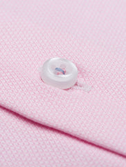 PINK TEXTURED SPREAD COLLAR SHIRT