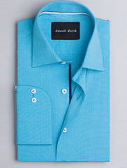 TURQUOISE CLASSIC COLLAR SHIRT