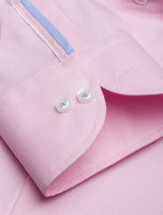 PINK TEXTURED CLASSIC COLLAR SHIRT