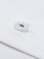 WHITE DRESS SHIRT-FLORAL DETAILED