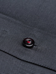 GREY TWILL - CUT COLLAR SHIRT