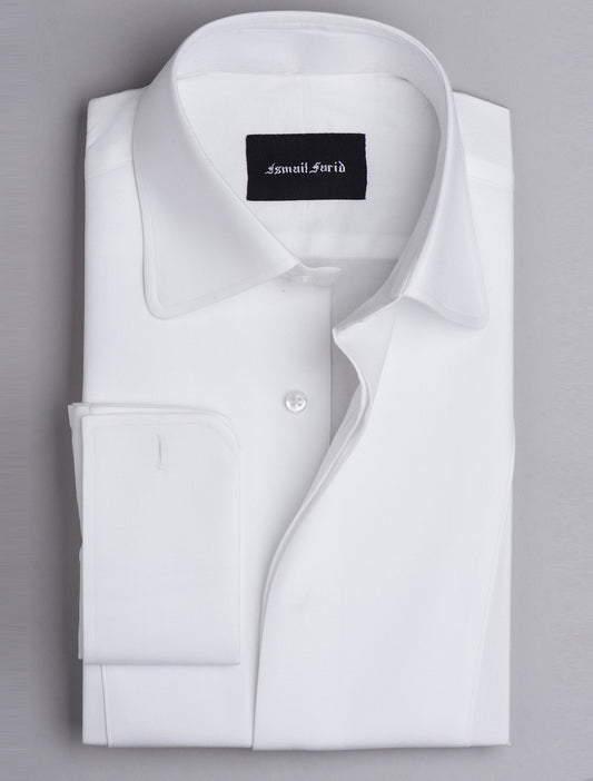 WHITE BIB FRONT SHIRT