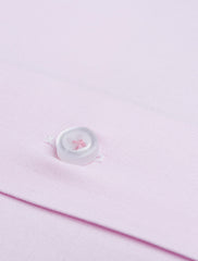 PINK DRESS SHIRT-FLORAL DETAILED