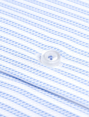 WHITE-BLUE EGYPTIAN COTTON STRIPES