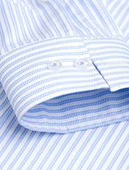WHITE-BLUE EGYPTIAN COTTON STRIPES