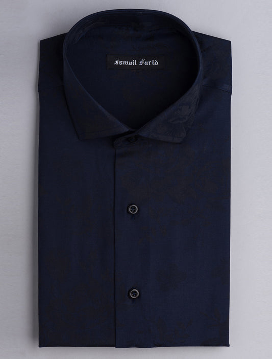 DARK NAVY FLORAL SHIRT