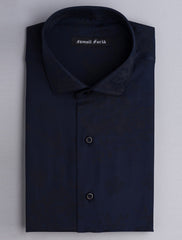 DARK NAVY FLORAL SHIRT