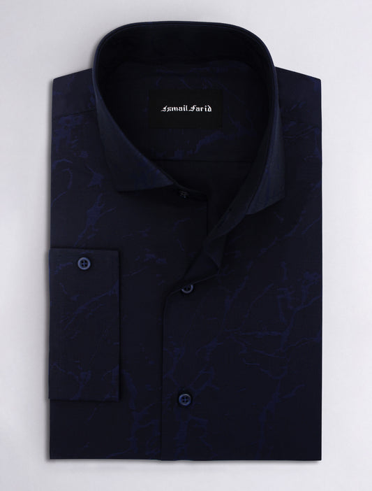 DARK NAVY FLORAL SHIRT