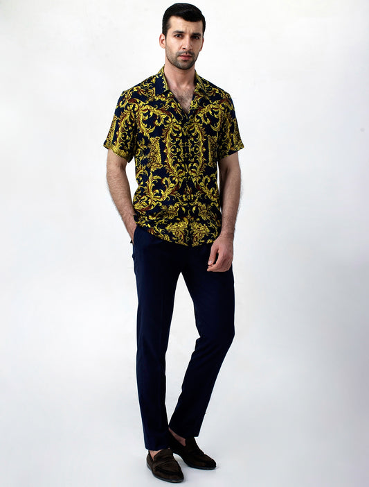 PRINTED SHORT SLEEVE SHIRT
