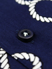 BLUE ROPE PRINT SHIRT