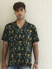 GREEN JUNGLE LEAF SHIRT