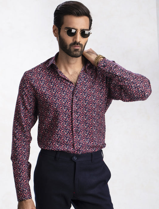 MULTI FLORAL PRINT SHIRT