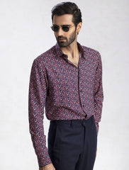 MULTI FLORAL PRINT SHIRT