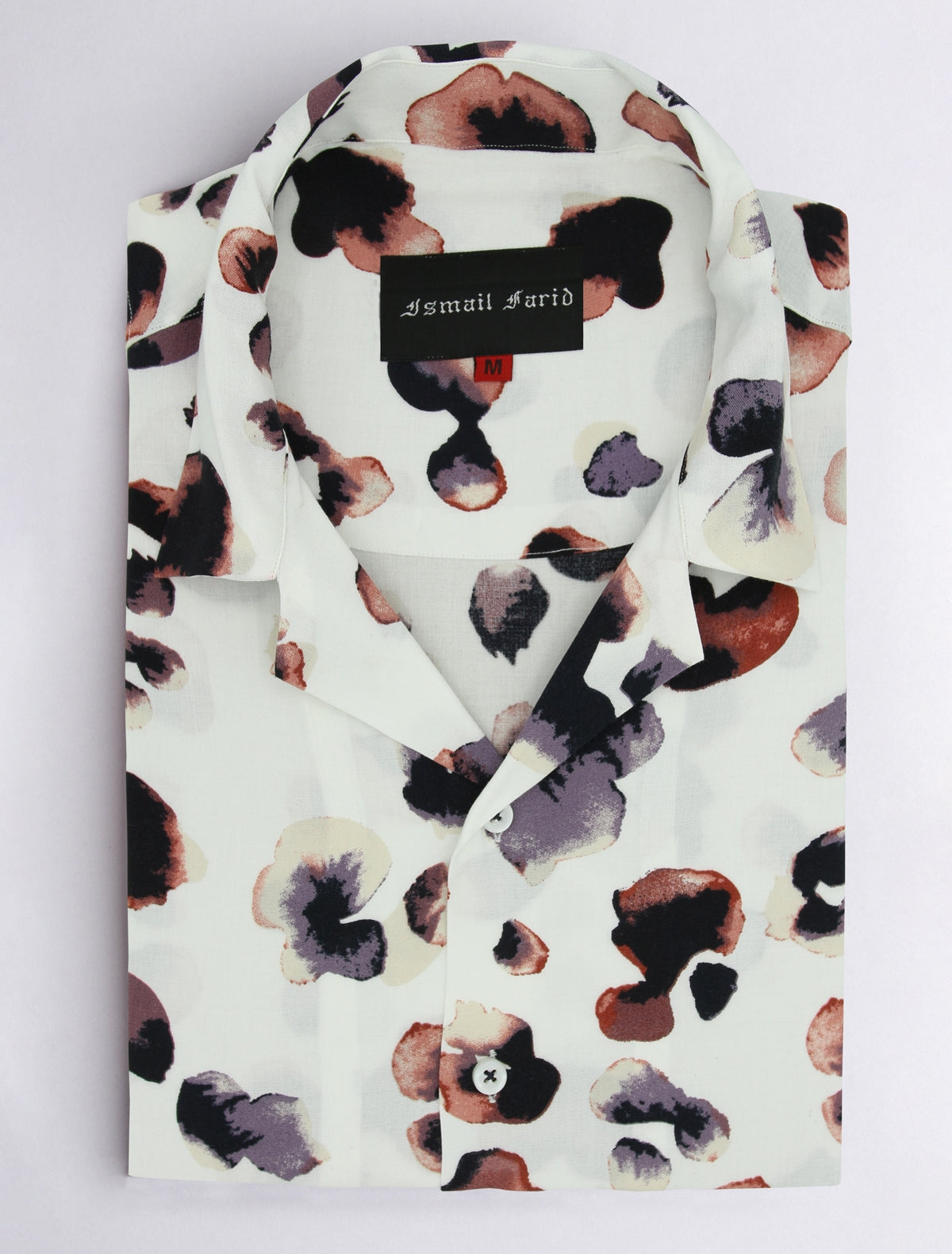 OFF-WHITE COTTON BUDS PRINT SHIRT
