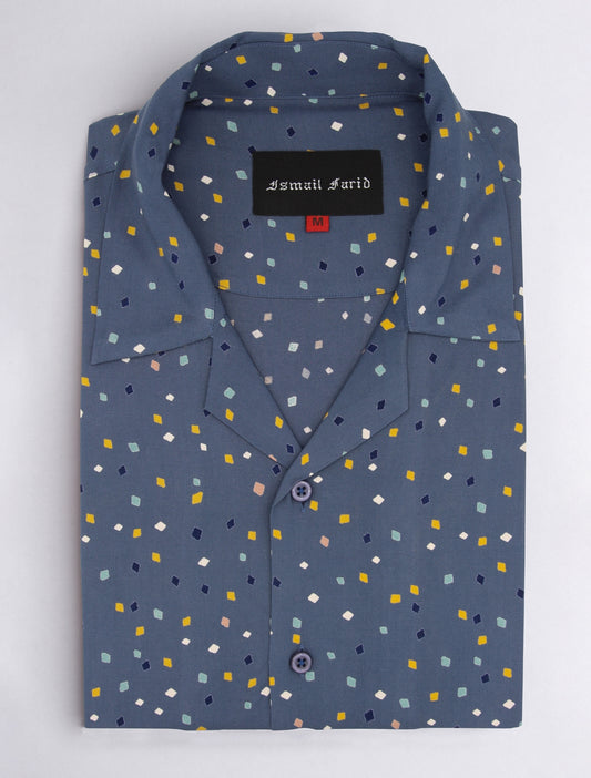 MULTI COLOR DOTS PRINT SHIRT-14.5