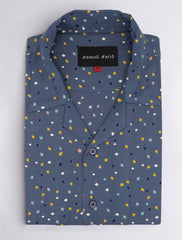 MULTI COLOR DOTS PRINT SHIRT-14.5
