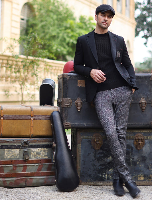 BLACK SPORTS BLAZER
