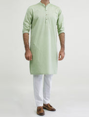 LIGHT GREEN DOBBY KURTA