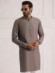 BROWN LINEN KURTA