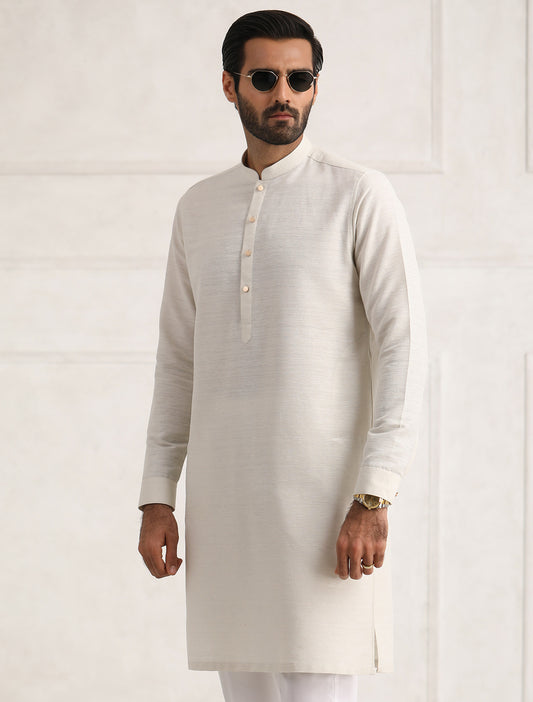 CLASSIC OFF-WHITE KURTA