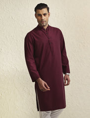 MAROON CLASSIC KURTA-S