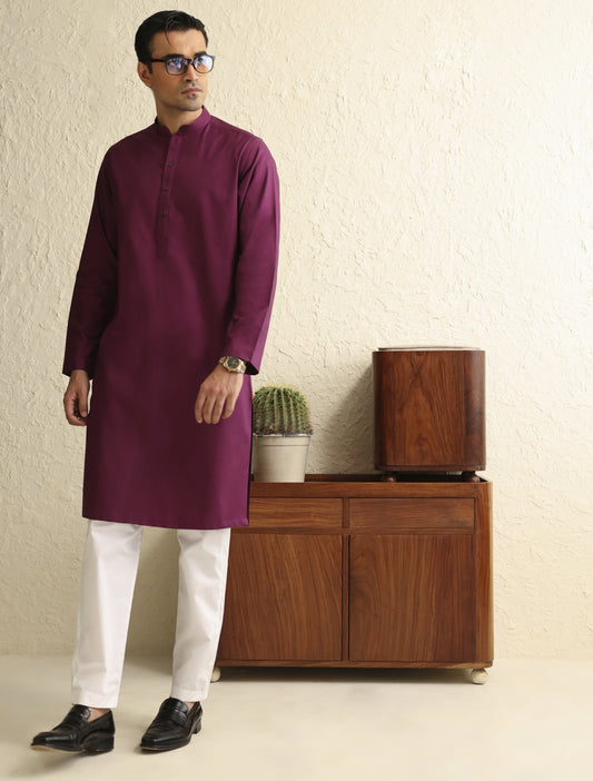 PINK CLASSIC KURTA-S