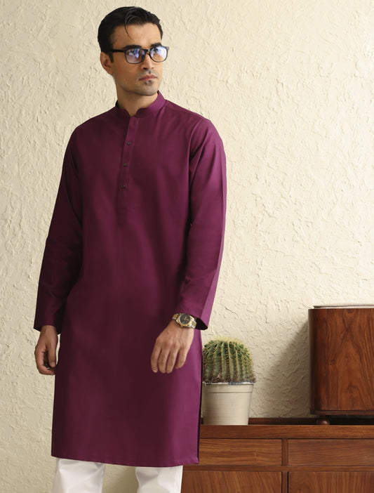 PINK CLASSIC KURTA-S