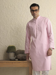 PINK CLASSIC KURTA-S