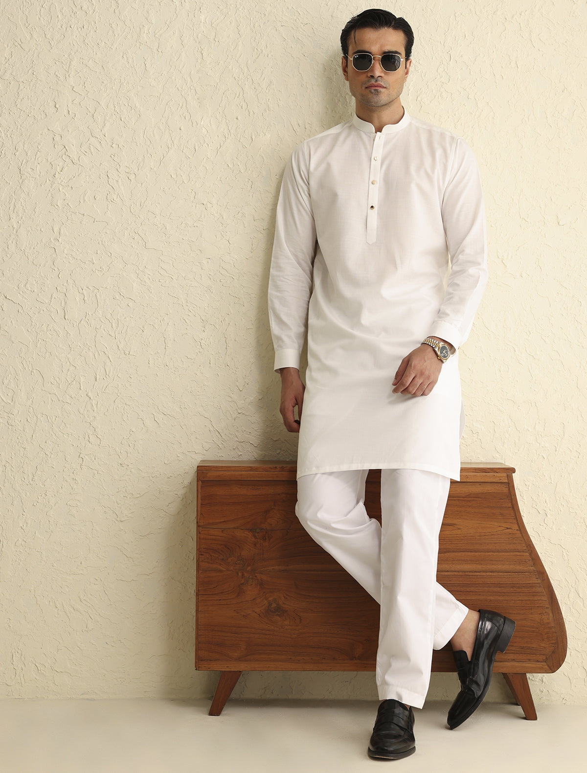 OFF-WHITE CLASSIC KURTA-S