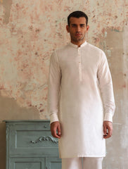 OFFWHITE COTTON SILK KURTA
