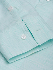 MINT GREEN LINEN SHIRT